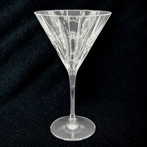 1  Crystal Martini Blown Glass "Dorset" by Williams-Sonoma Crafted In Slovenia